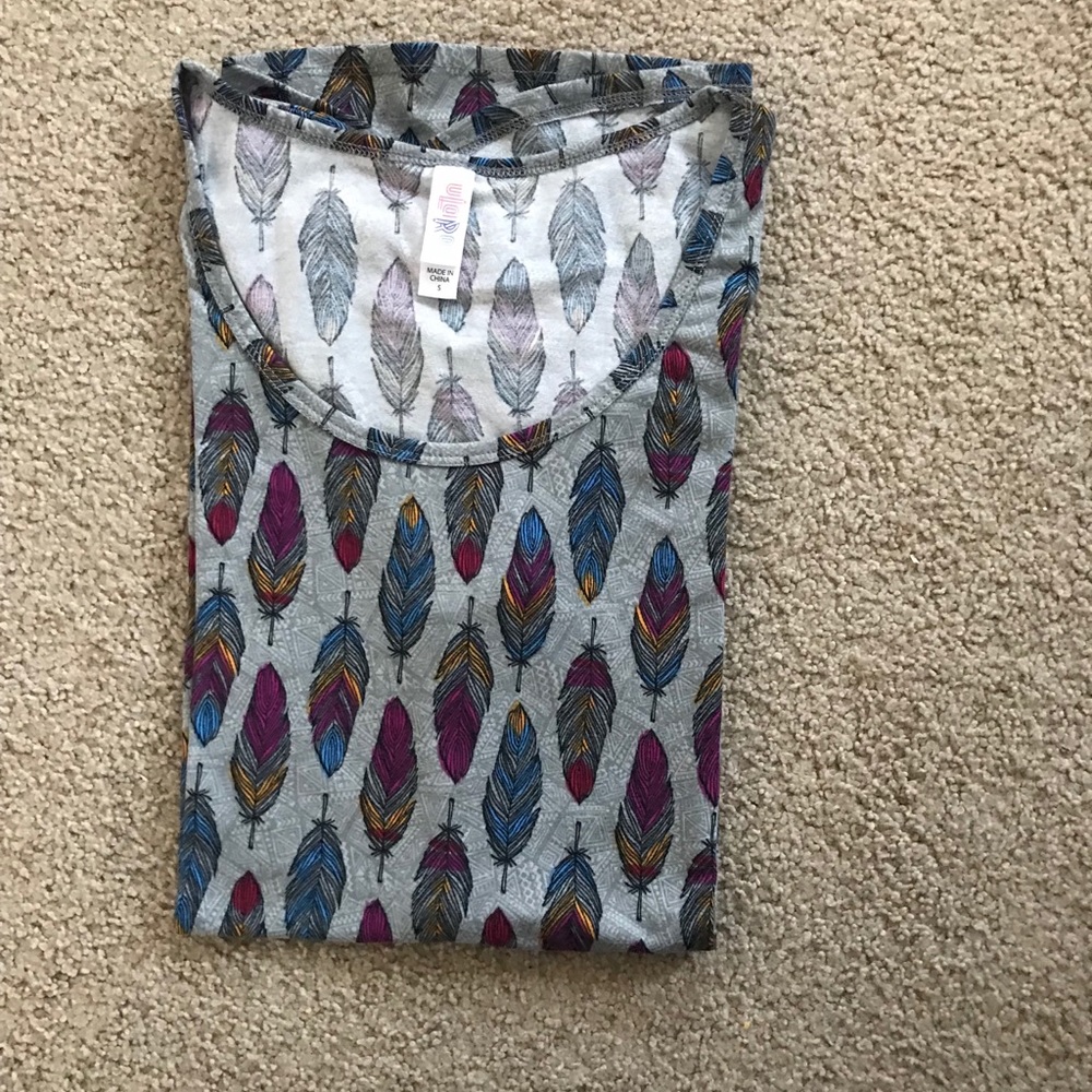 LLR beautiful rainbow feather Classic S